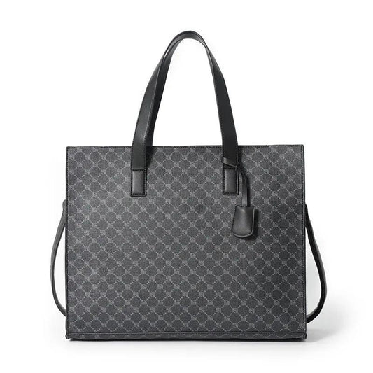 Luxury Unisex Plaid Tote Bag - Allure Bags