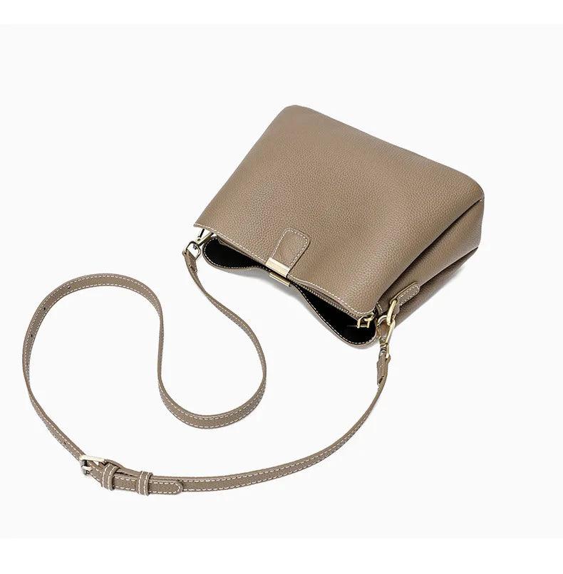 Vintage Luxe Bucket Shoulder Bag - Allure Bags