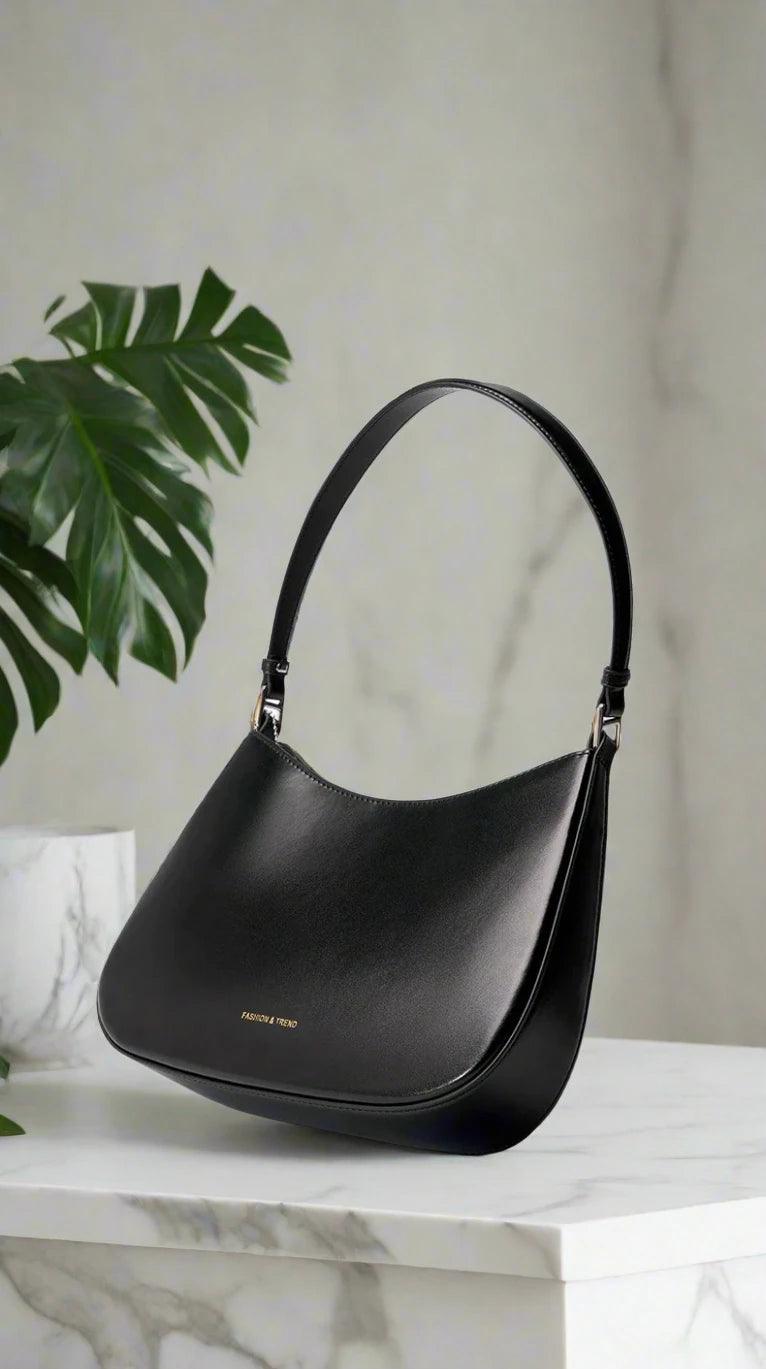 Half Moon Genuine Leather Bag - Allure Bags