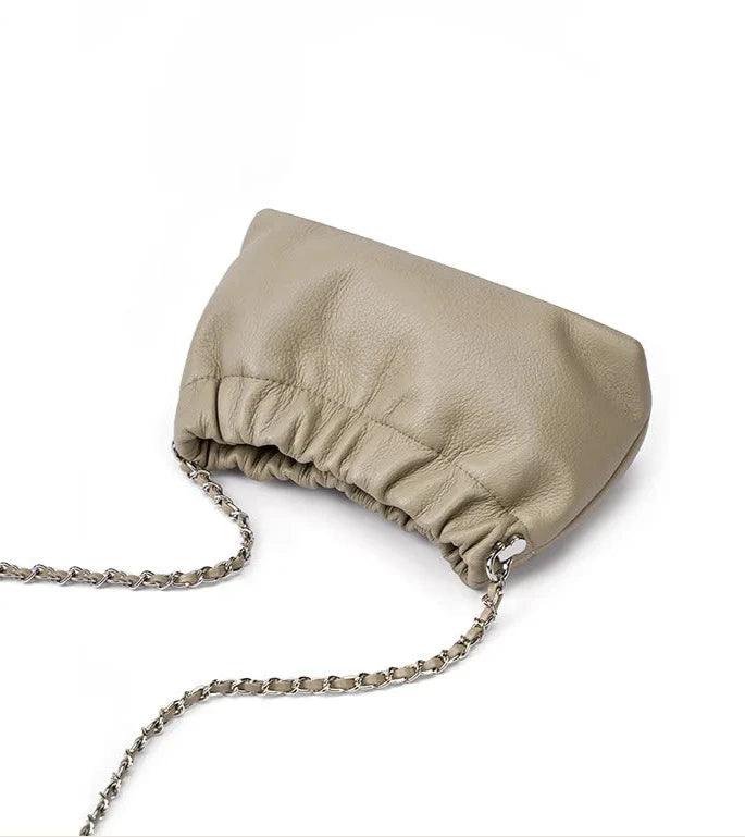 Genuine Leather Cloud Bag - Allure Bags