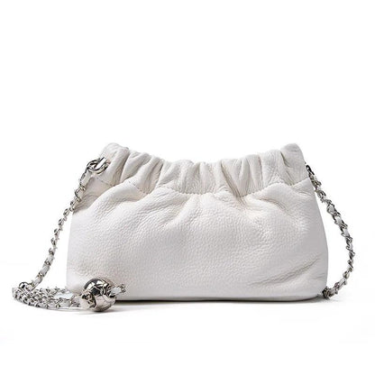 Genuine Leather Cloud Bag - Allure Bags