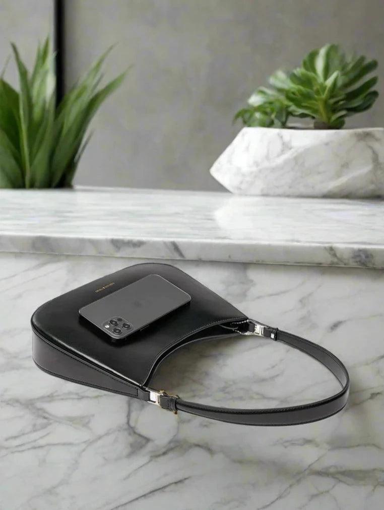Half Moon Genuine Leather Bag - Allure Bags