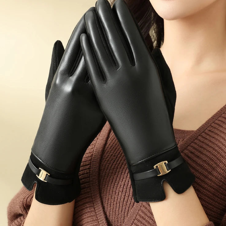 Luxe Fleece-Lined Winter Gloves