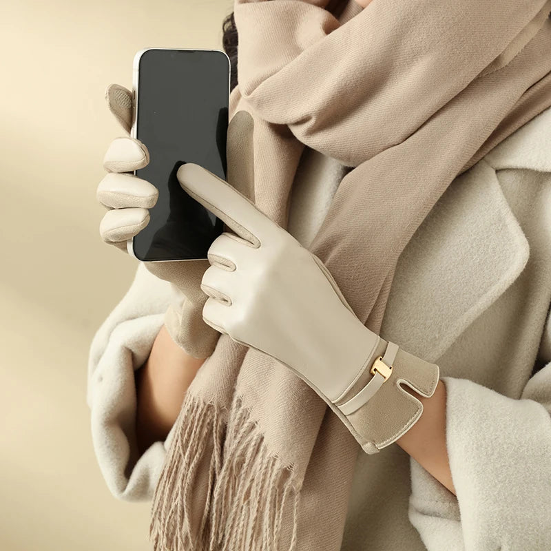Luxe Fleece-Lined Winter Gloves