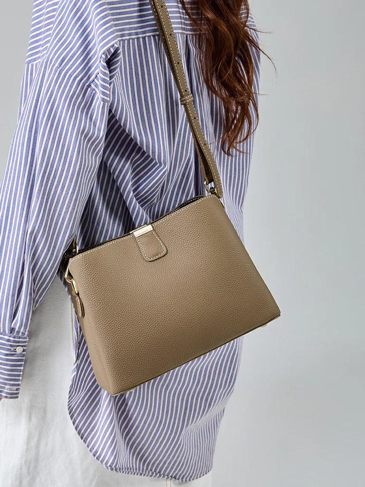 Vintage Luxe Bucket Shoulder Bag - Allure Bags