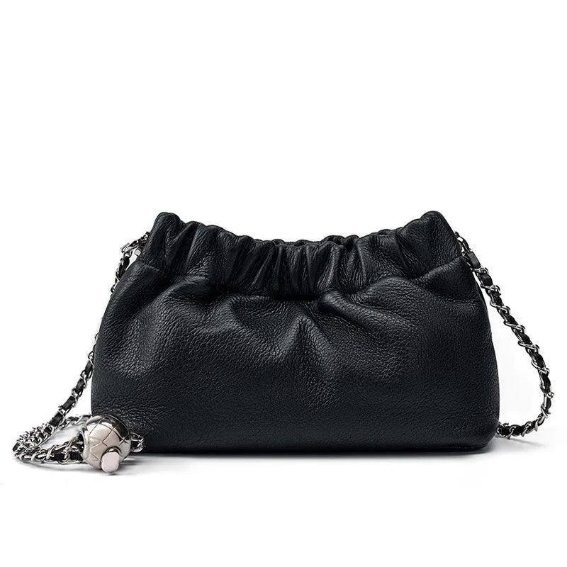 Genuine Leather Cloud Bag - Allure Bags