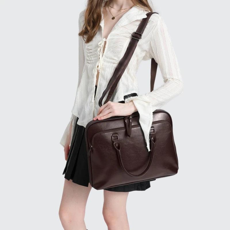 Luxury Leather Briefcase - Allure Bags