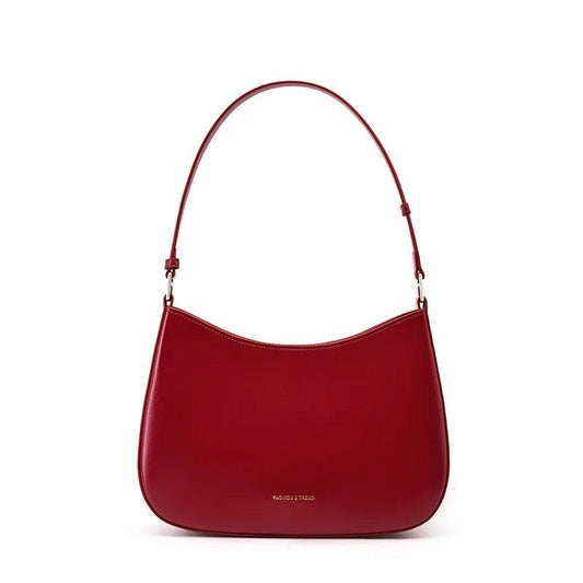 Half Moon Genuine Leather Bag - Allure Bags