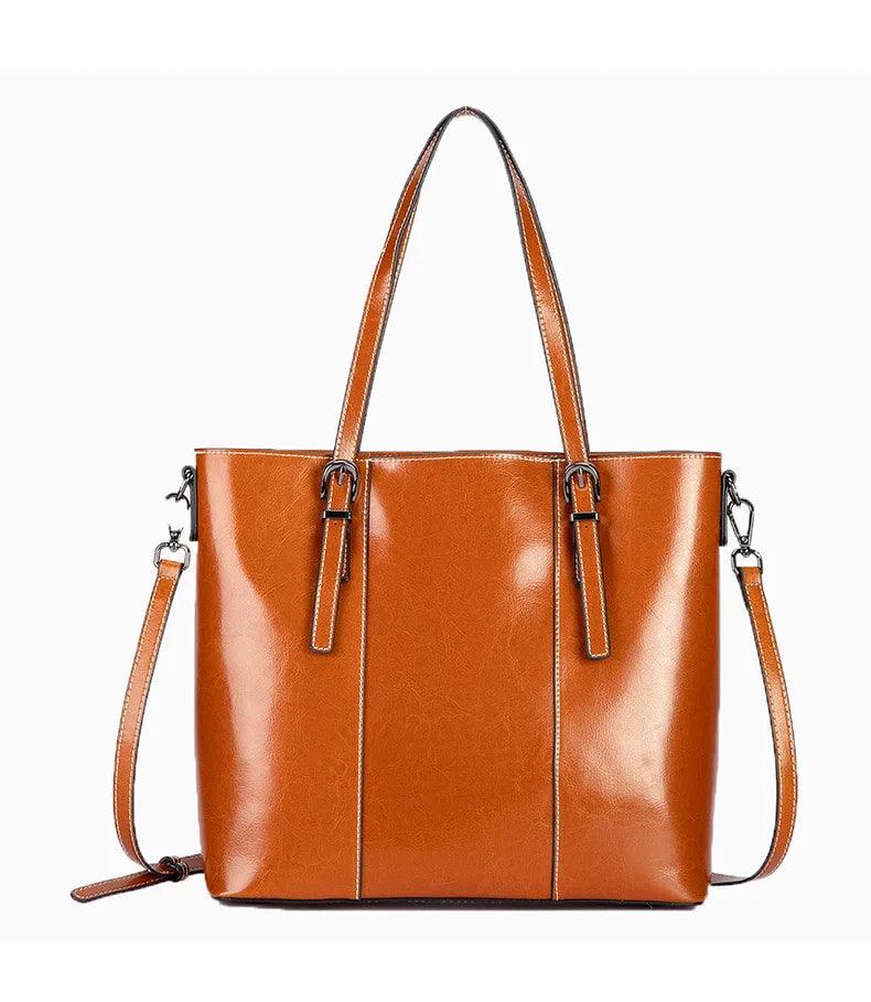 Vintage Cowhide Tote Bag - Allure Bags