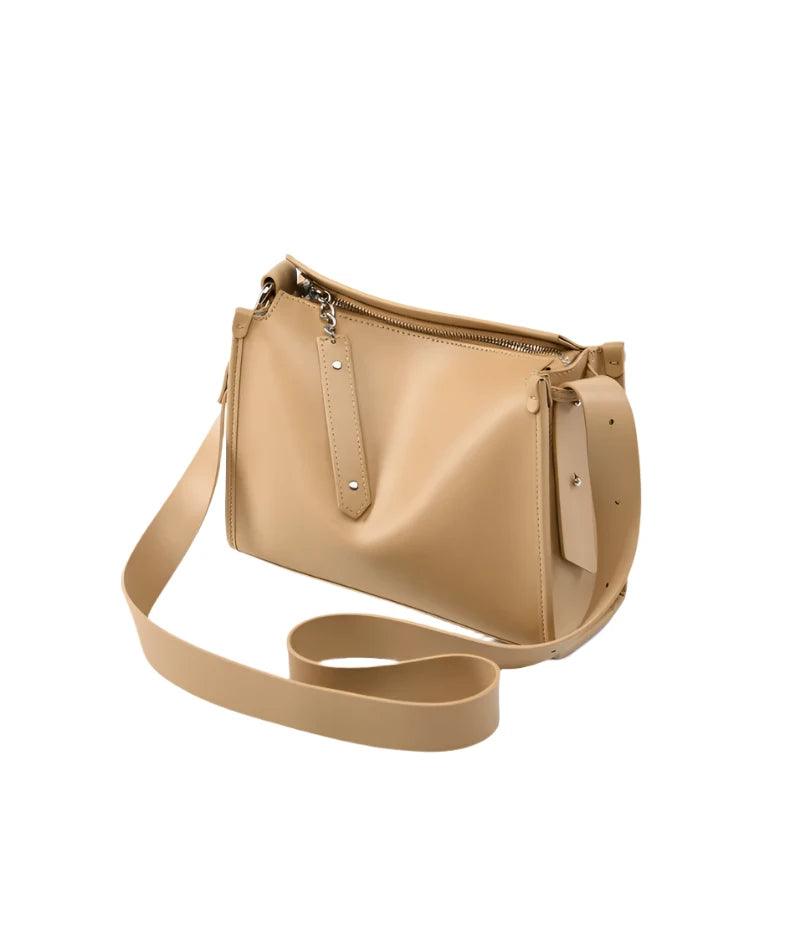 Vintage Cowhide Leather Satchel - Allure Bags