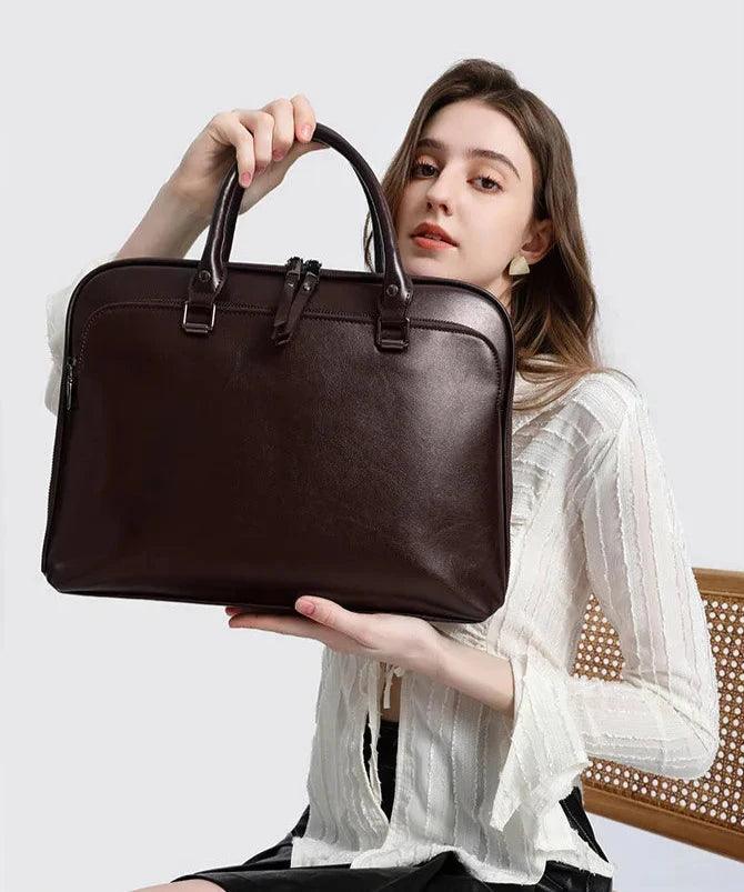 Luxury Leather Briefcase - Allure Bags