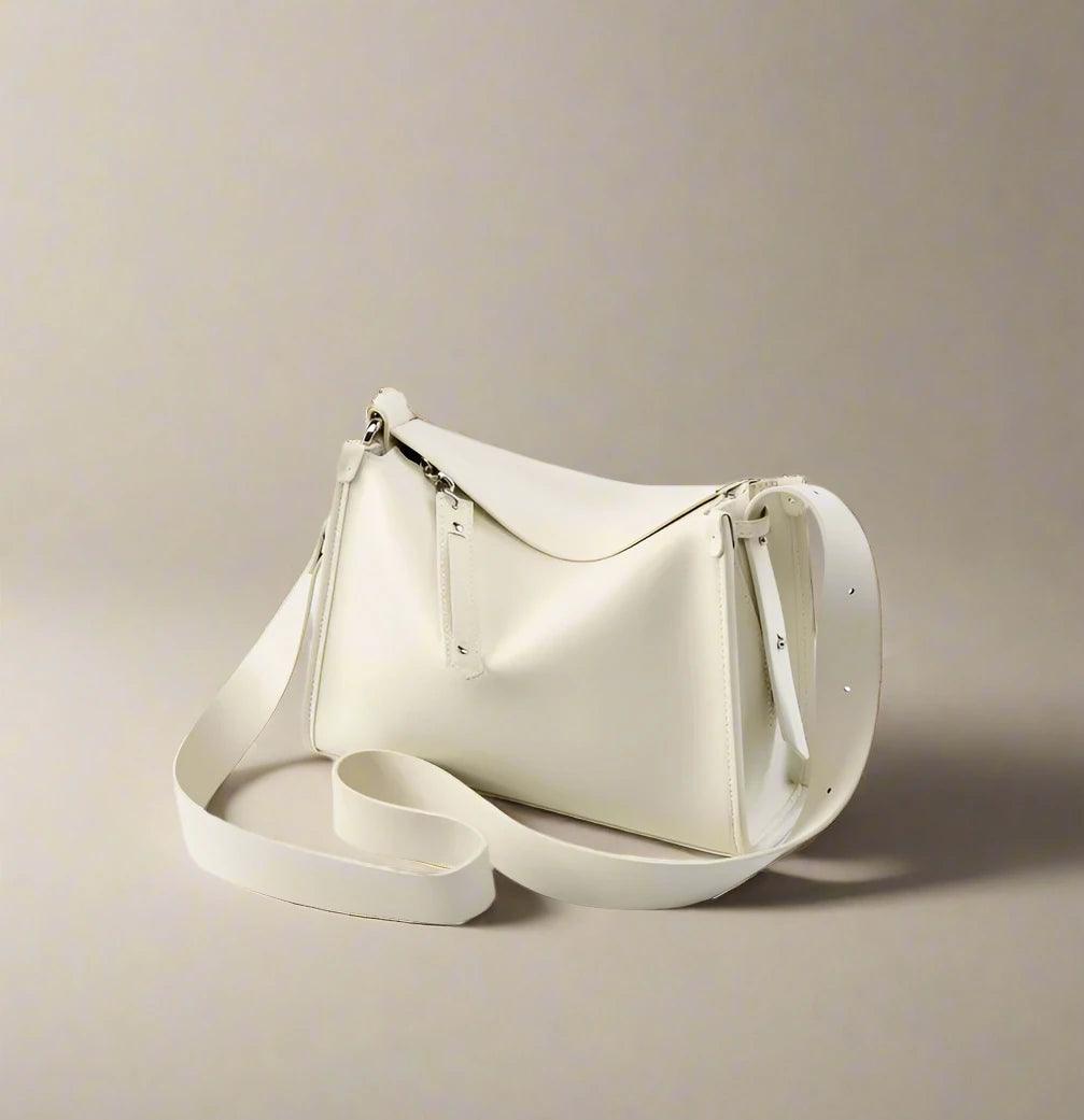 Vintage Cowhide Leather Satchel - Allure Bags