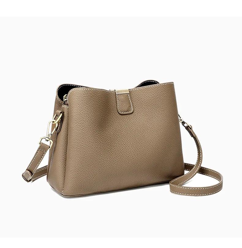 Vintage Luxe Bucket Shoulder Bag - Allure Bags