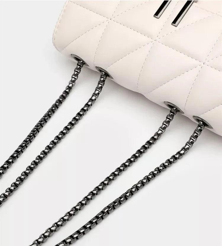 Elegant Chain-Embellished Crossbody & Shoulder Bag - Allure Bags