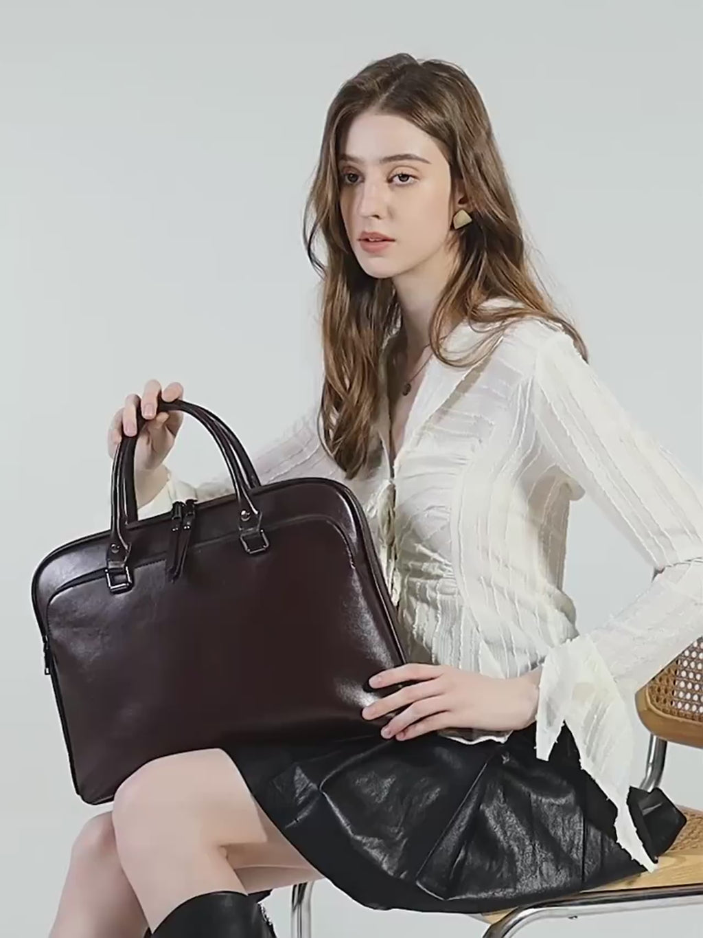 Luxury Leather Briefcase