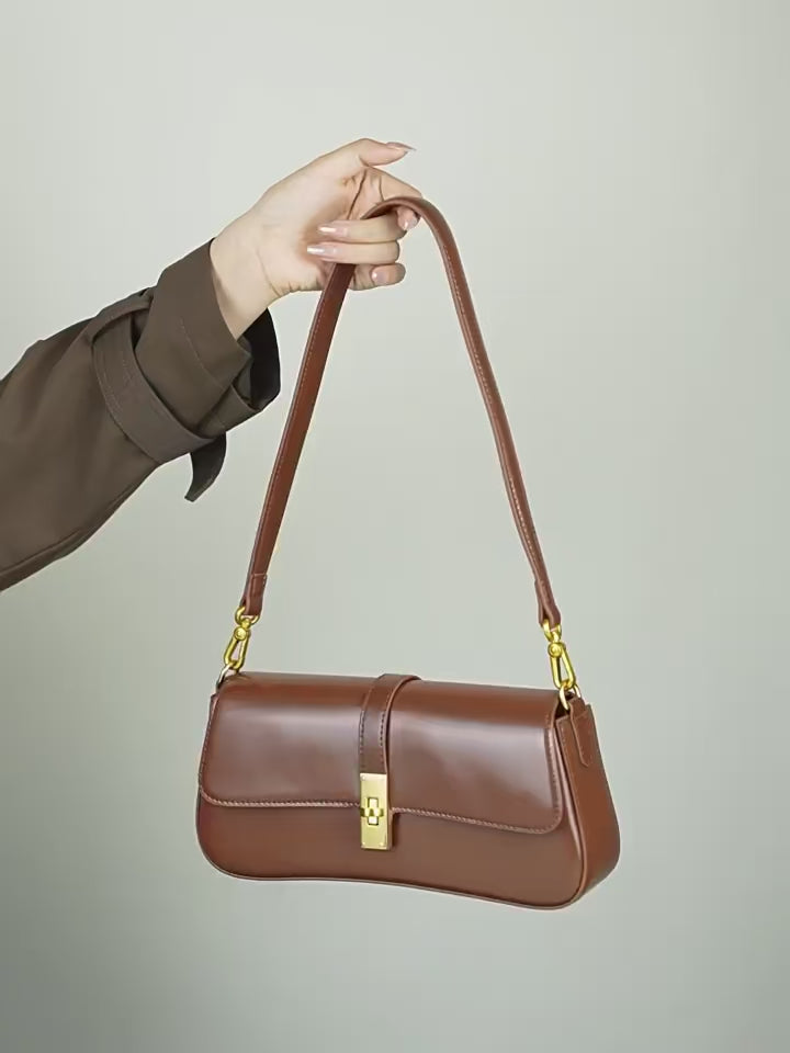 Vintage Cowhide Baguette